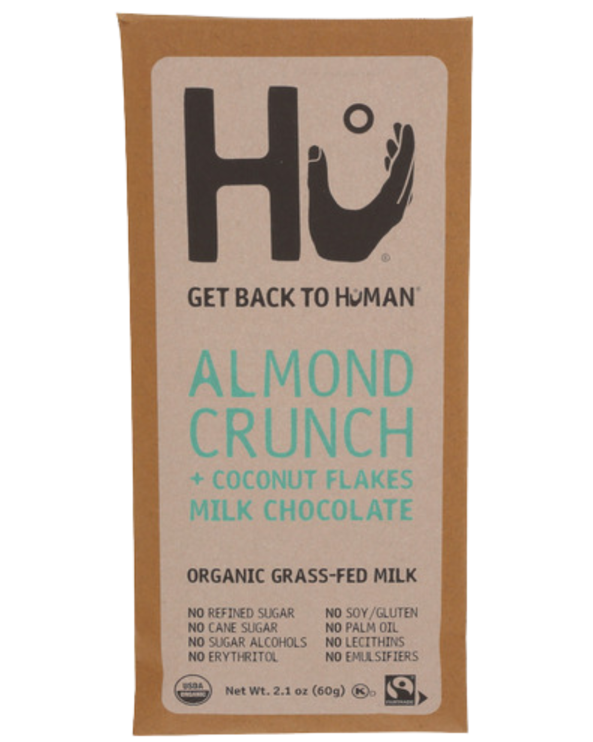 ALMOND CRUNCH + COCONUT FLAKES MILK CHOCOLATE BAR