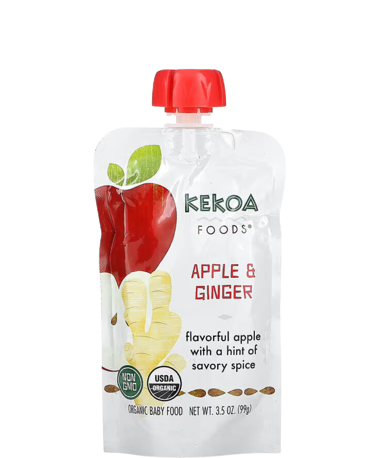 ORGANIC APPLE & GINGER BABY FOOD POUCH