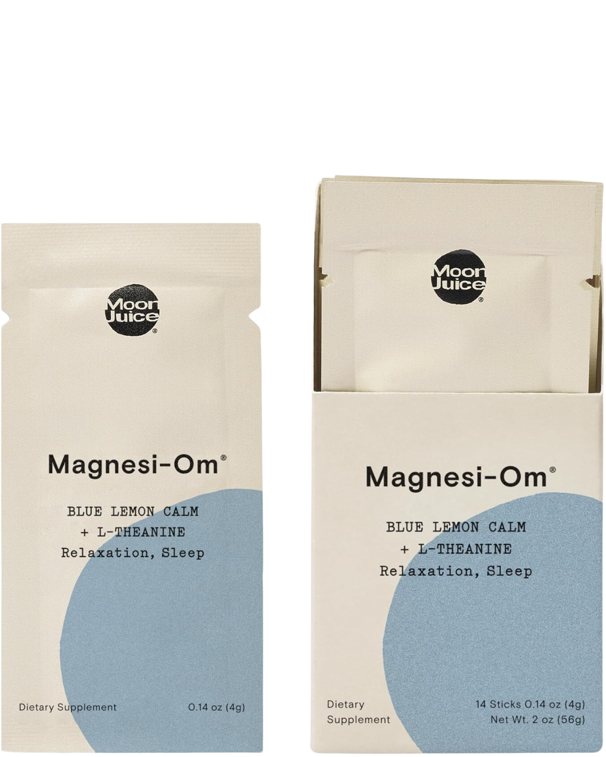 MAGNESI-OM BLUE LEMON CALM POWDERED SUPPLEMENT - BOX OF 14 STICKS