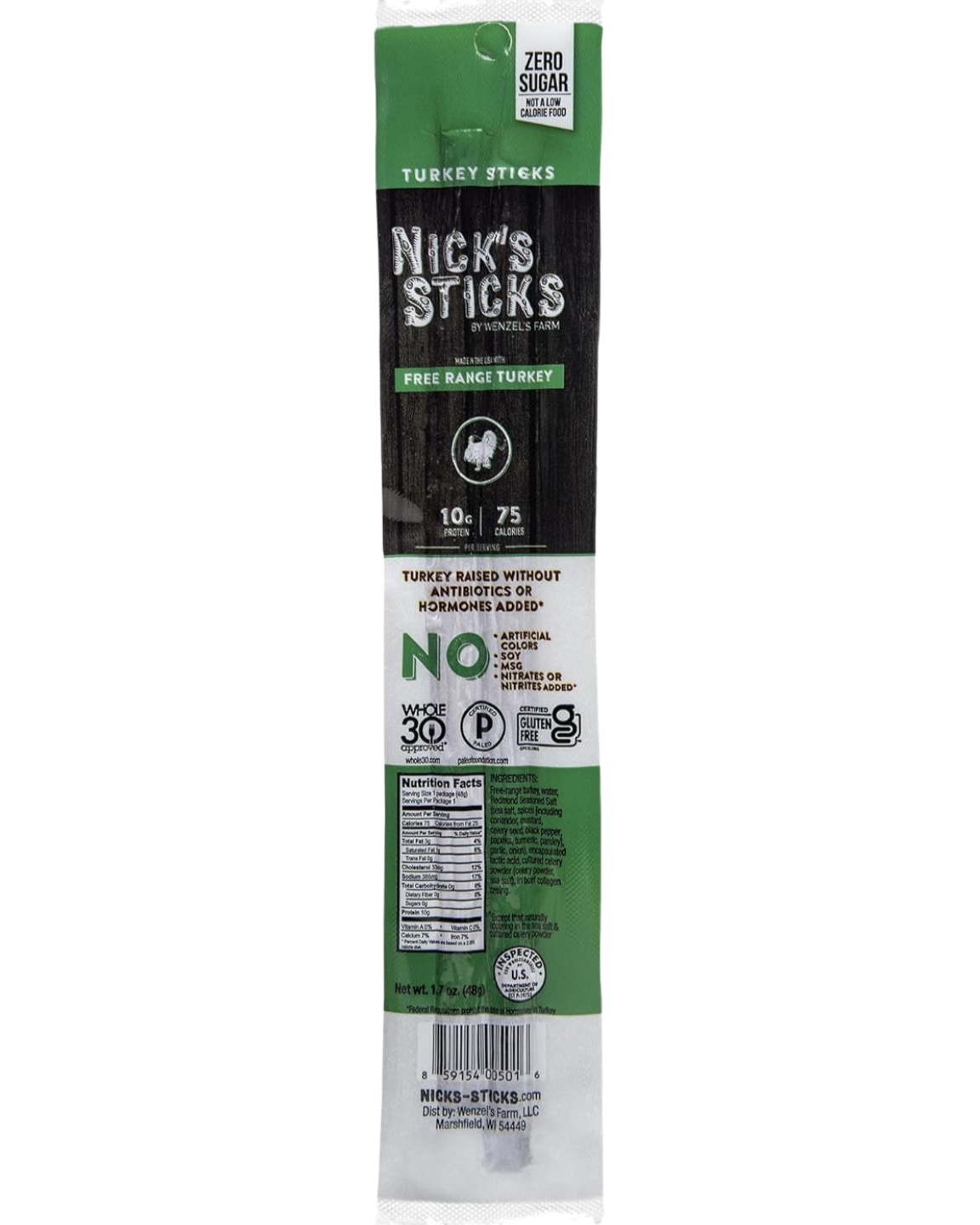 FREE RANGE TURKEY JERKY