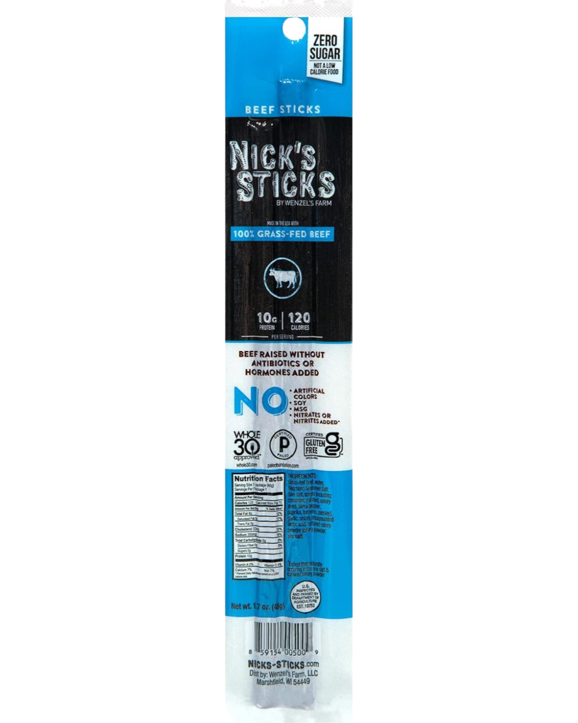 GRASS FED BEEF JERKY