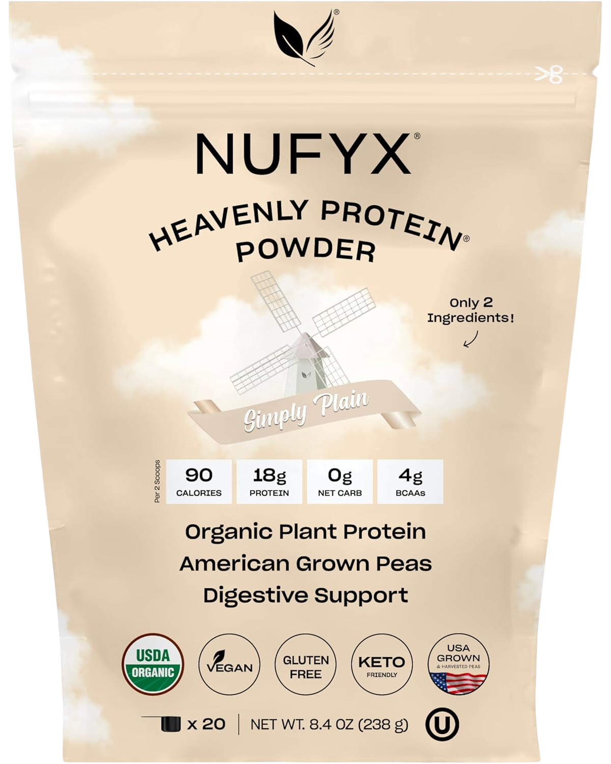 HEAVENLY PROTEIN POWDER - PLAIN