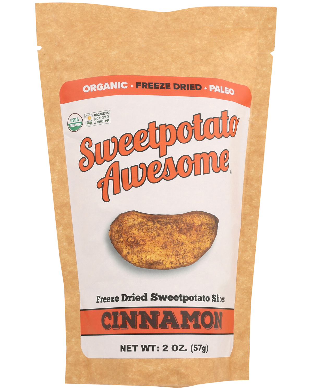 FREEZE DRIED SWEET POTATO CINNAMON SLICES