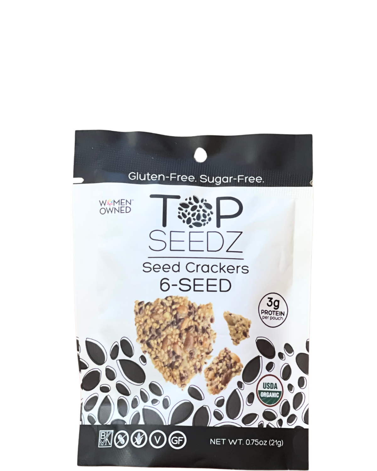 6-SEED CRACKERS - SNACK PACK