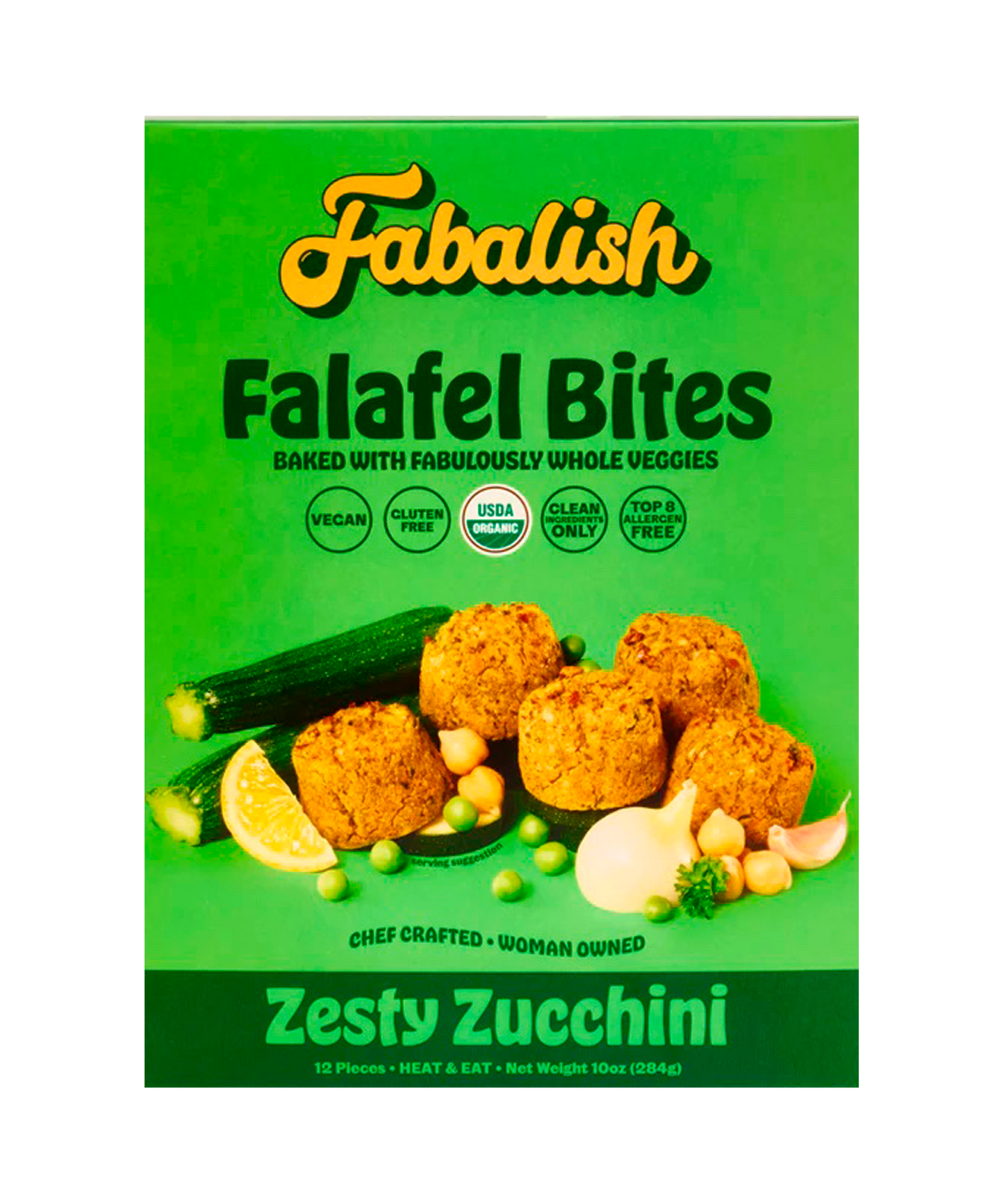 ZESTY ZUCCHINI BAKED FALAFEL