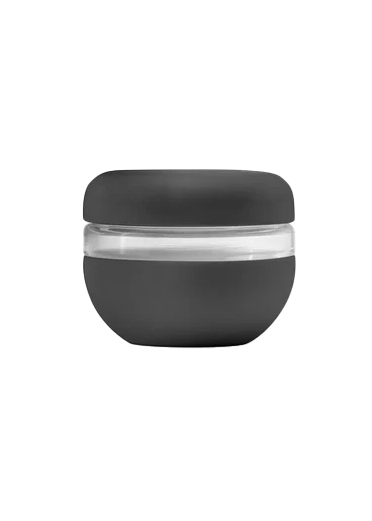 SEAL TIGHT GLASS BOWL - CHARCOAL