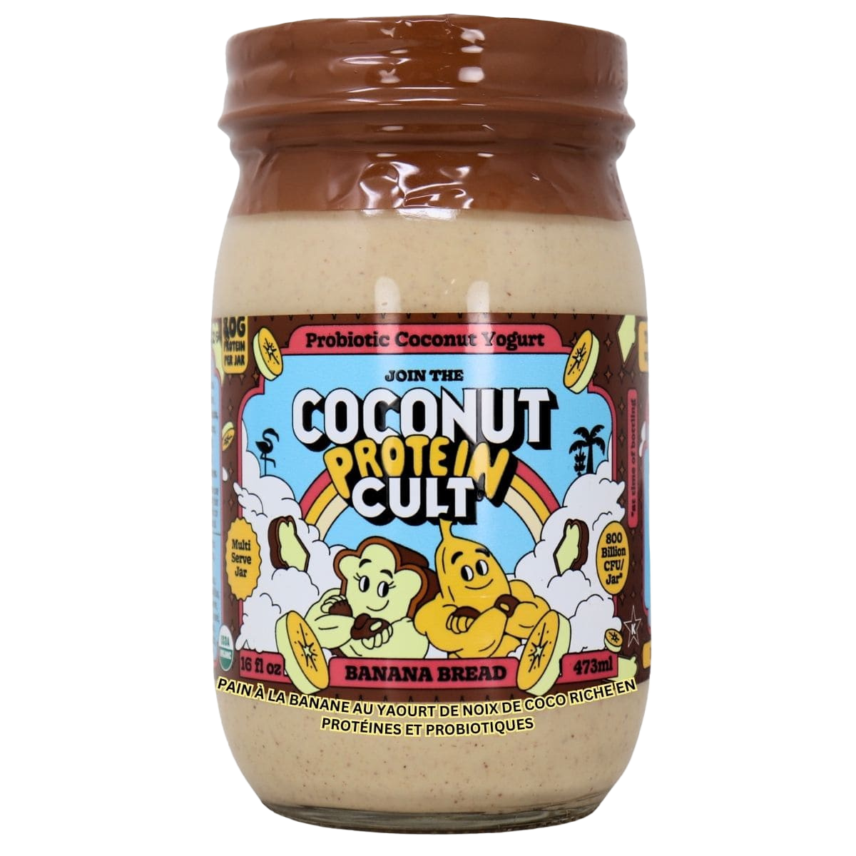 PROTEIN BANANA BREAD PROBIOTIC COCONUT YOGURT