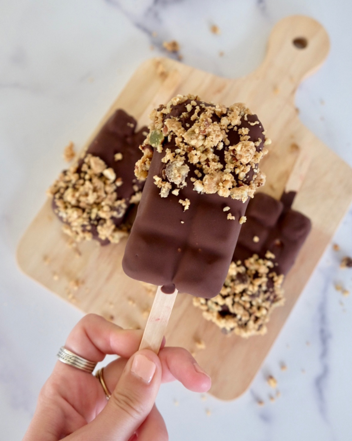 DARK CHOCOLATE AND PEANUT BUTTER SUPERFOOD SEED BAR
