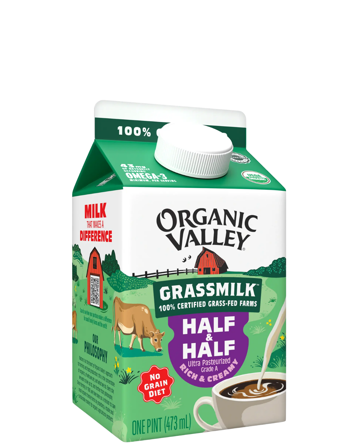 GRASS-FED ORGANIC HALF AND HALF