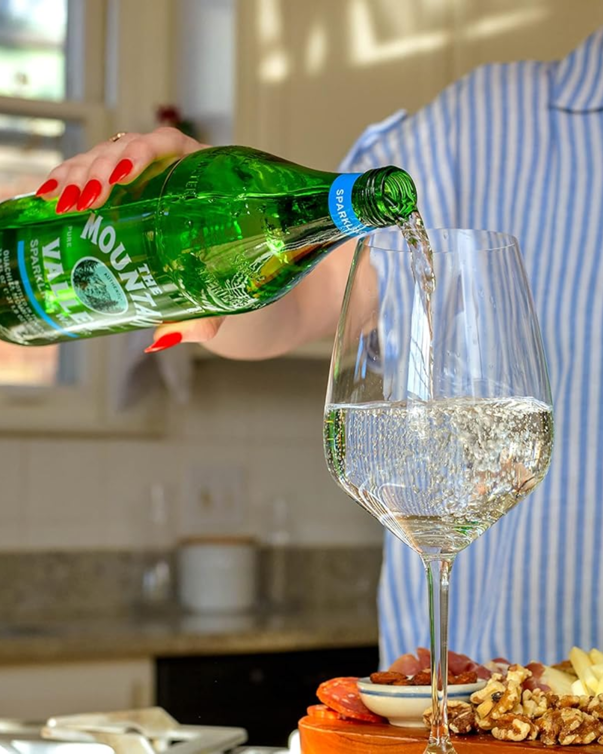 SPARKLING SPRING WATER CASE OF 12 - 33oz