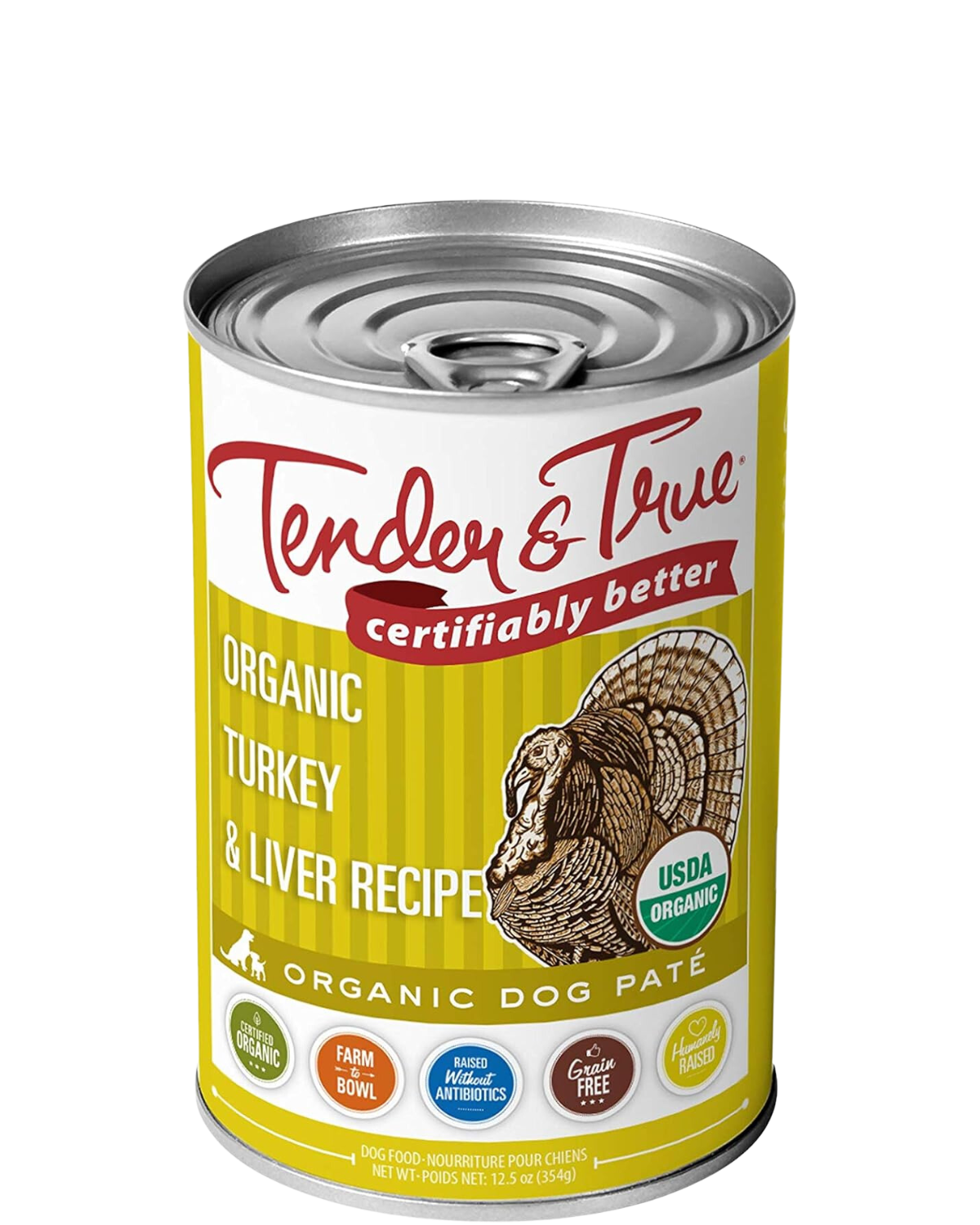 ORGANIC TURKEY & LIVER WET DOG FOOD