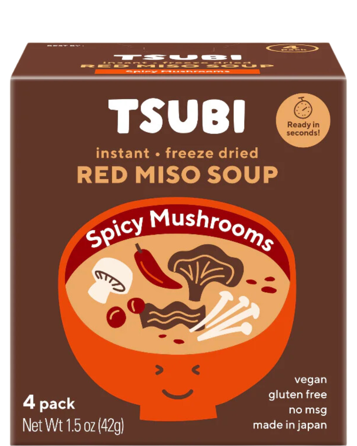 FREEZE DRIED RED MISO SOUP W/ SPICY MUSHROOM