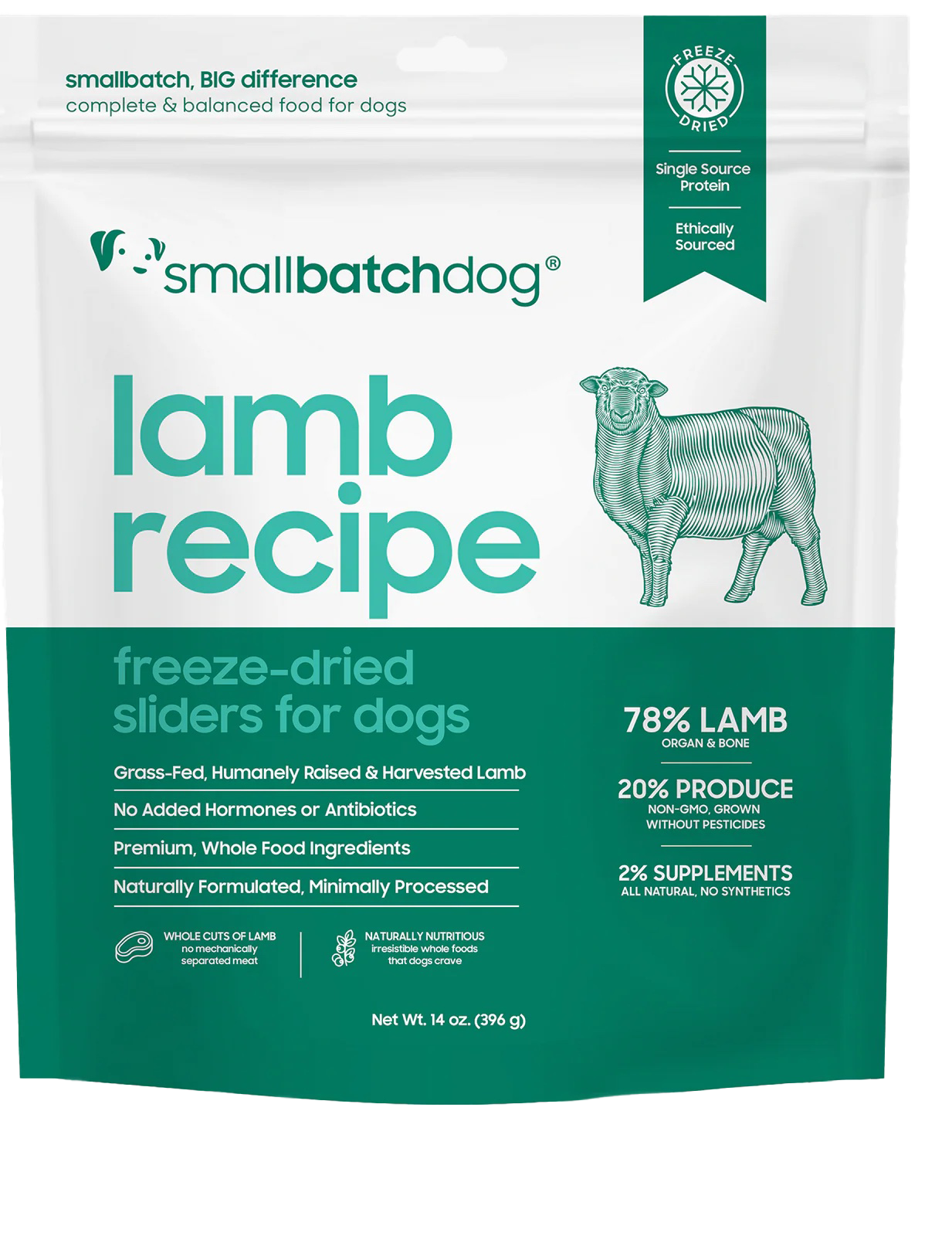 FREEZE DRIED LAMB SLIDERS FOR DOGS