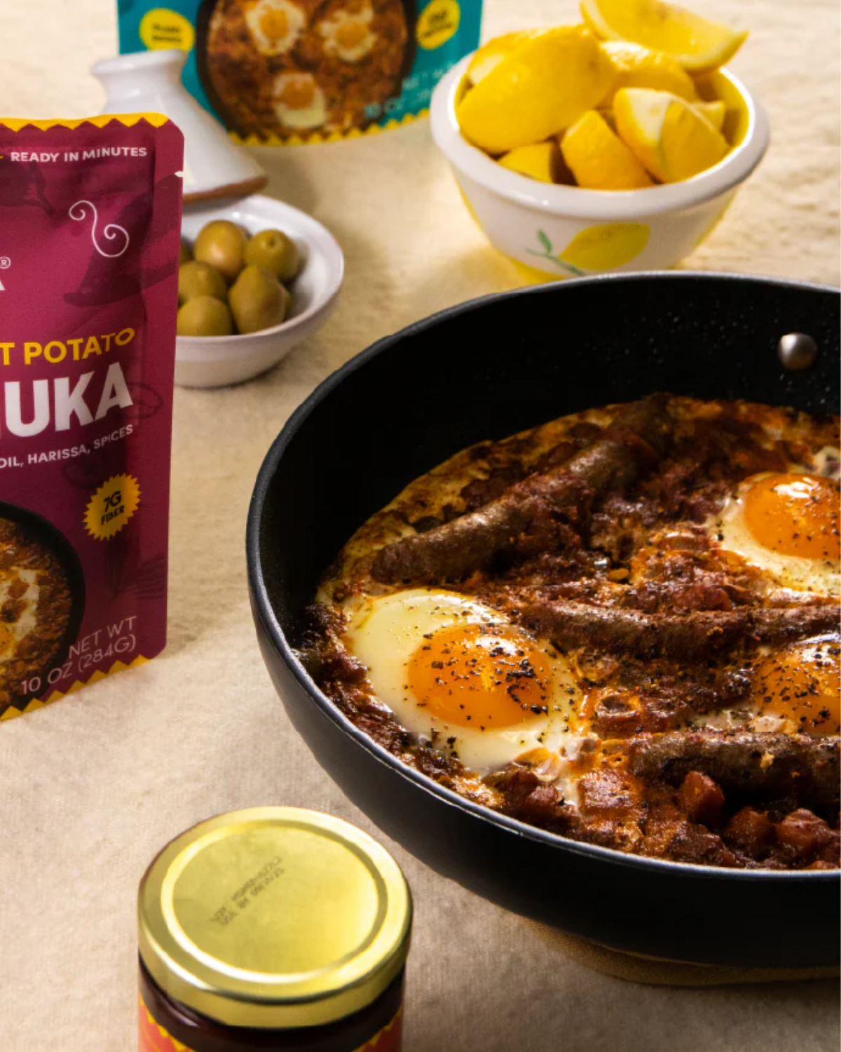 SHAKSHUKA - EGGPLANT & SWEET POTATO