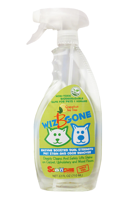 WIZ-B-GONE ENZYME-BOOSTED PET STAIN AND ODOR REMOVER