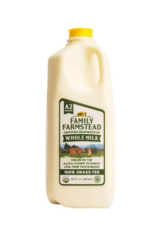 GRASS-FED A2/A2 WHOLE MILK