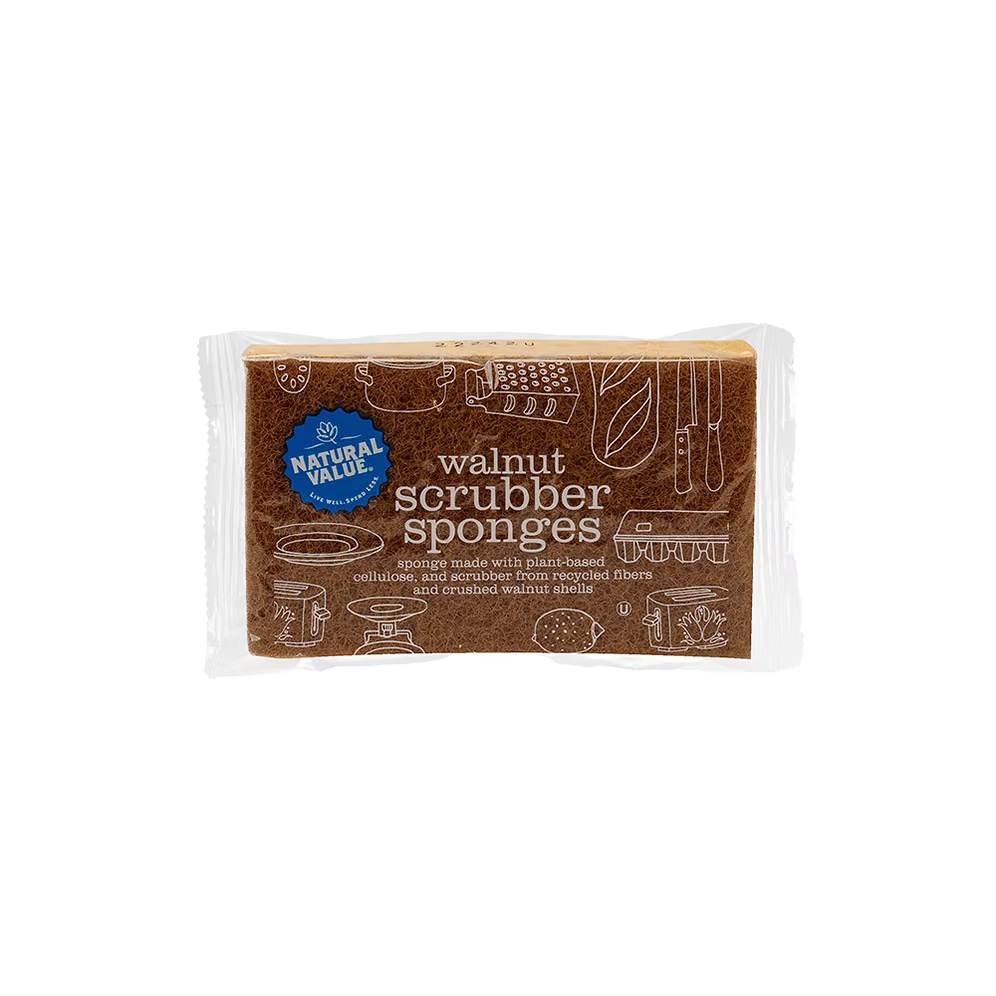 WALNUT SCRUBBER SPONGE