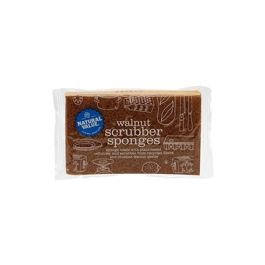 WALNUT SCRUBBER SPONGE