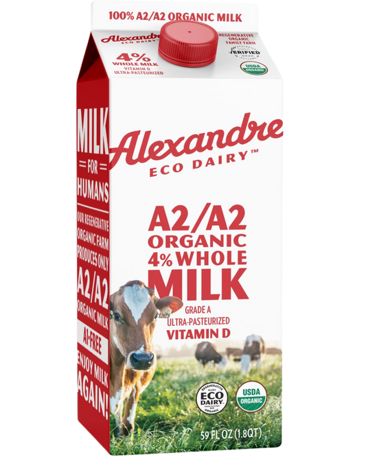 4% GRASS-FED A2/A2 WHOLE MILK