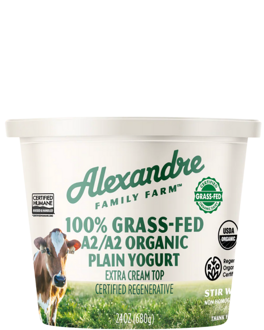 100% GRASSFED A2/A2 PLAIN YOGURT