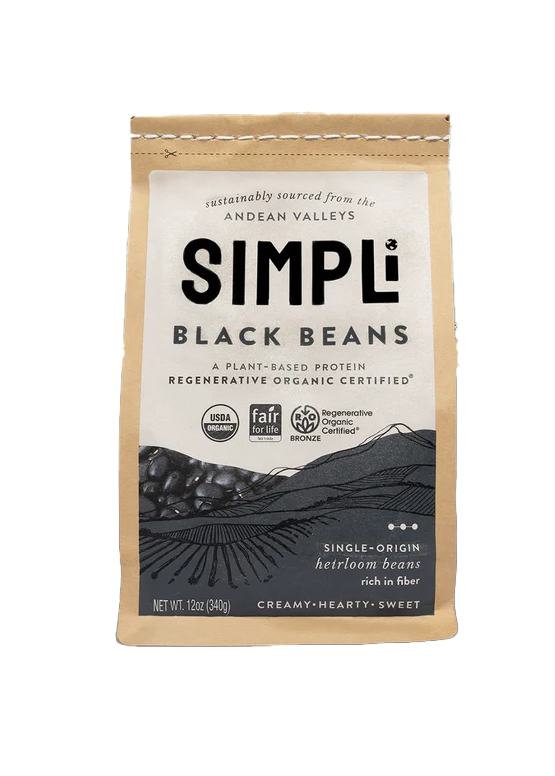 ORGANIC REGENERATIVE DRIED BLACK BEANS
