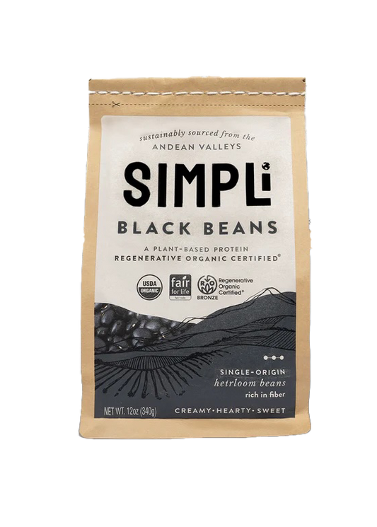 ORGANIC REGENERATIVE DRIED BLACK BEANS