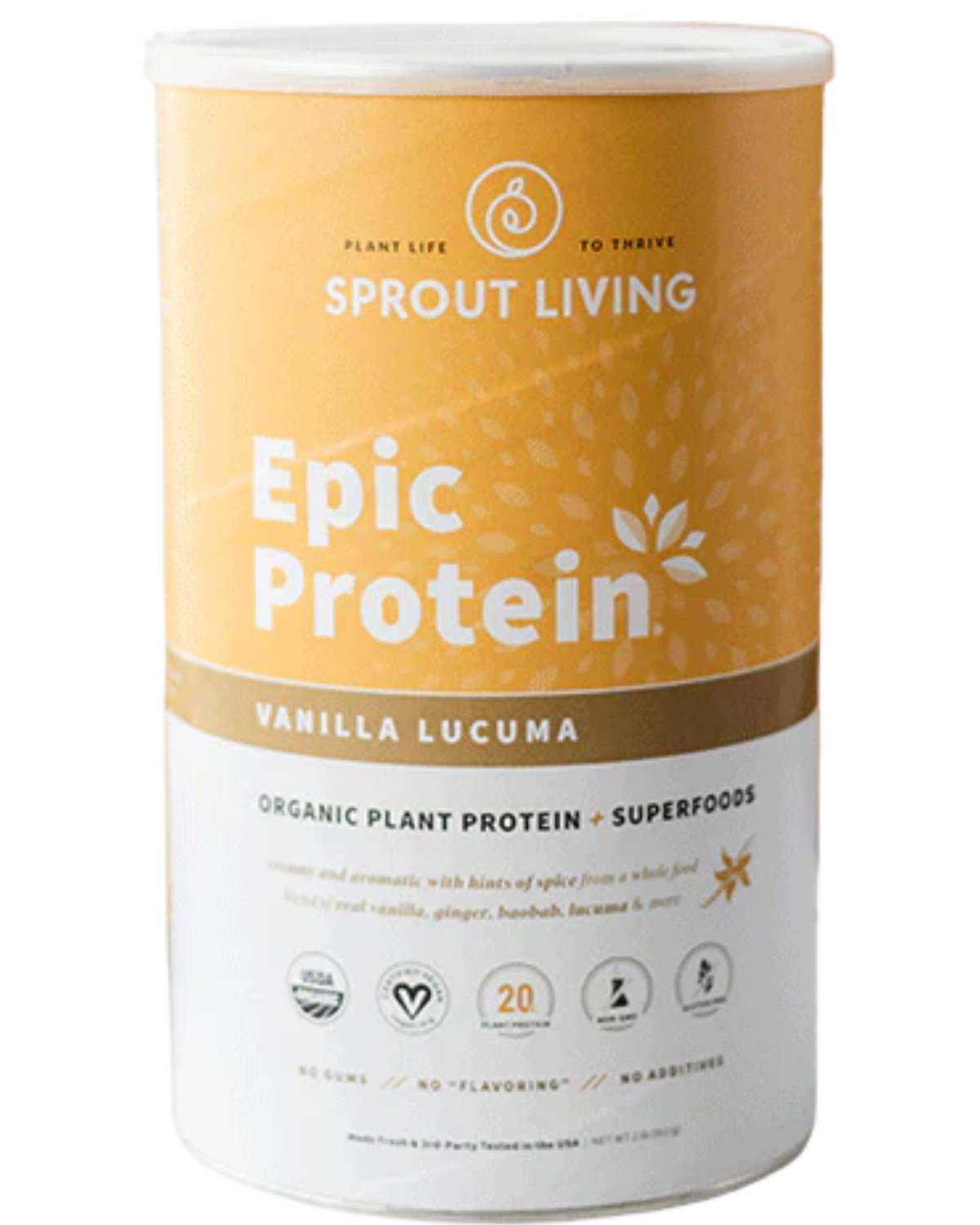 ORGANIC 'VANILLA LUCUMA' PLANT PROTEIN POWDER