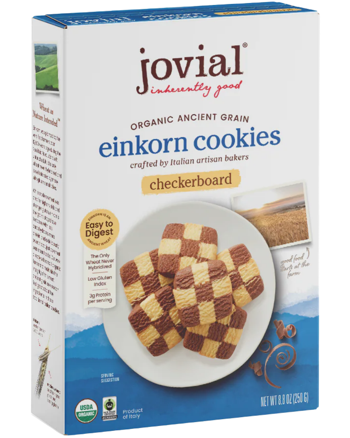 CHECKERBOARD EINKORN COOKIES
