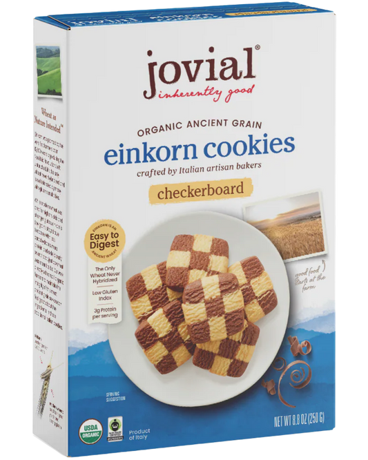 CHECKERBOARD EINKORN COOKIES
