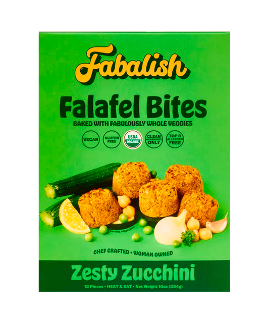 ZESTY ZUCCHINI BAKED FALAFEL