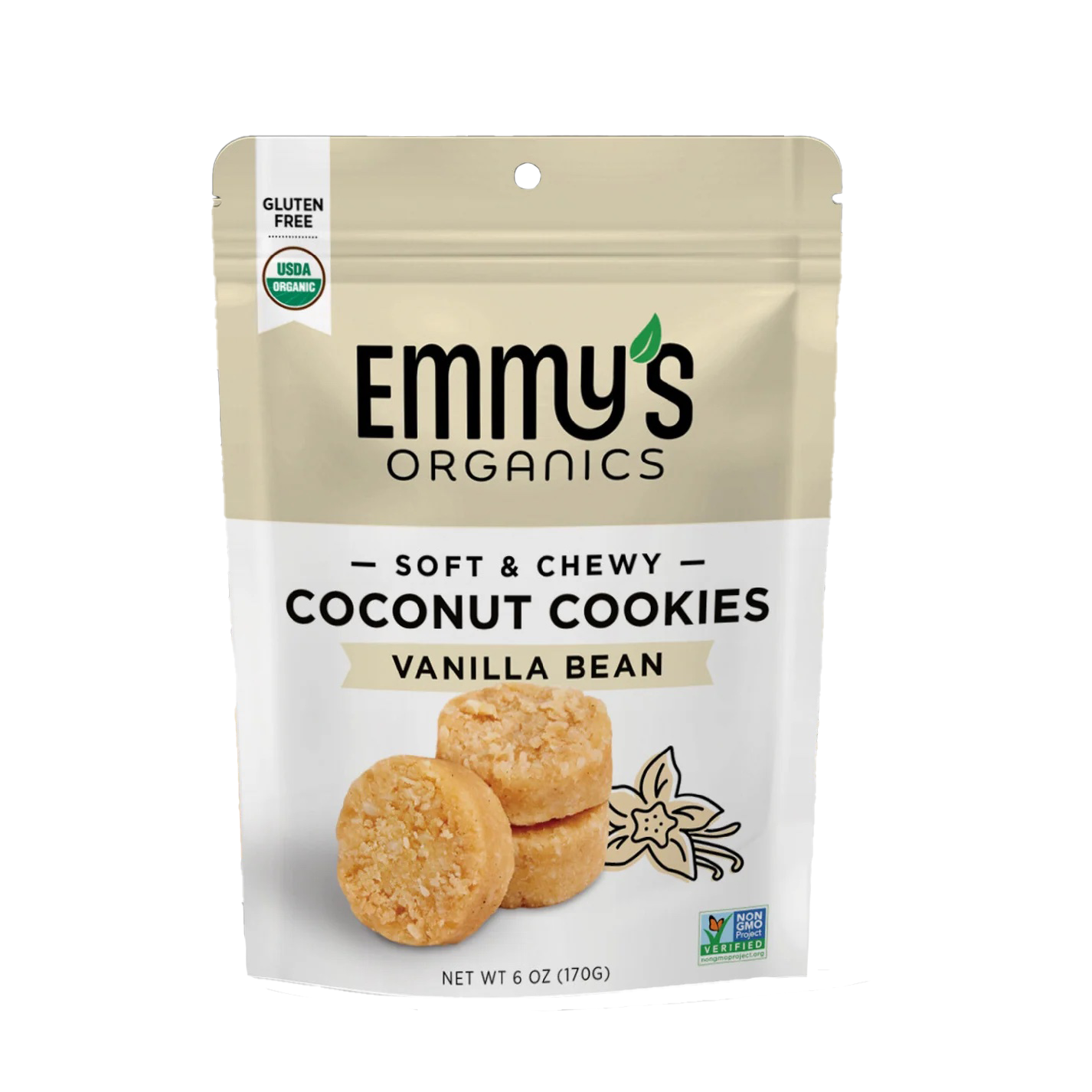 ORGANIC COCONUT VANILLA BEAN COOKIES