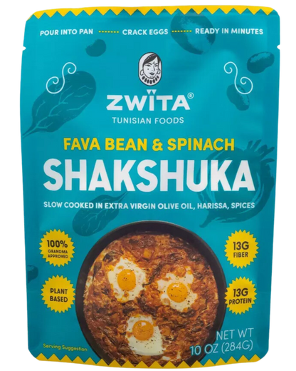 SHAKSHUKA - FAVA BEAN & SPINACH