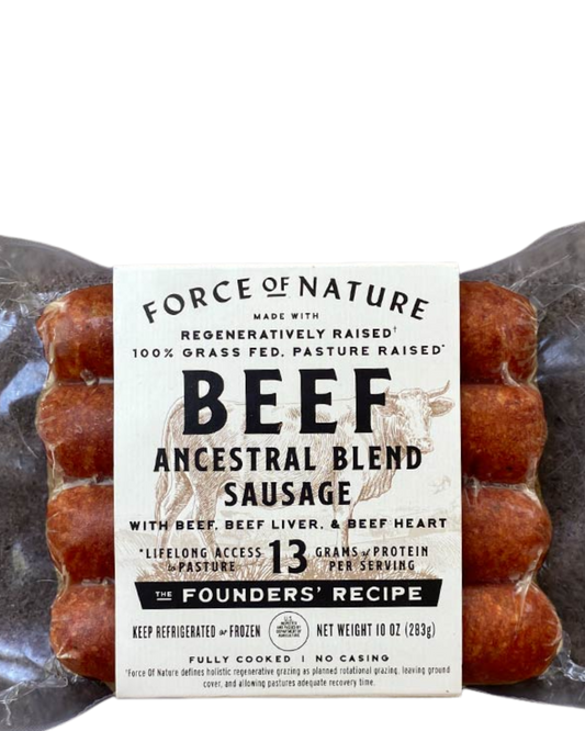 GRASS-FED BEEF ANCESTRAL BLEND FOUNDER'S RECIPE SAUSAGE