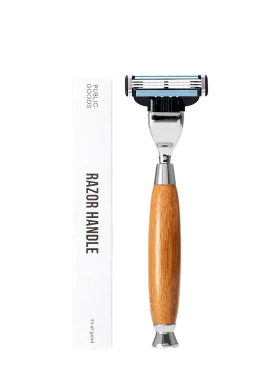 REUSABLE BAMBOO RAZOR HANDLE