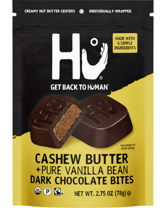 DARK CHOCOLATE BITES CASHEW BUTTER FILLED