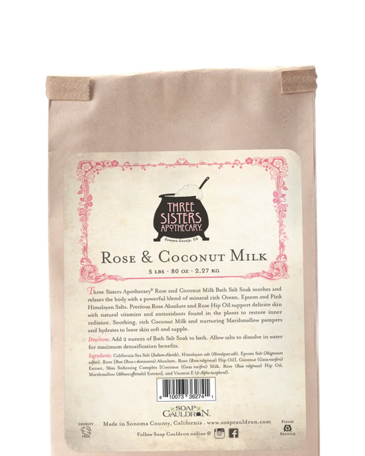 BATH SOAK ROSE AND COCONUT MILK