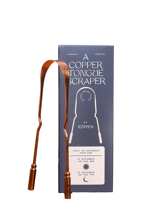 PURE COPPER TONGUE SCRAPER