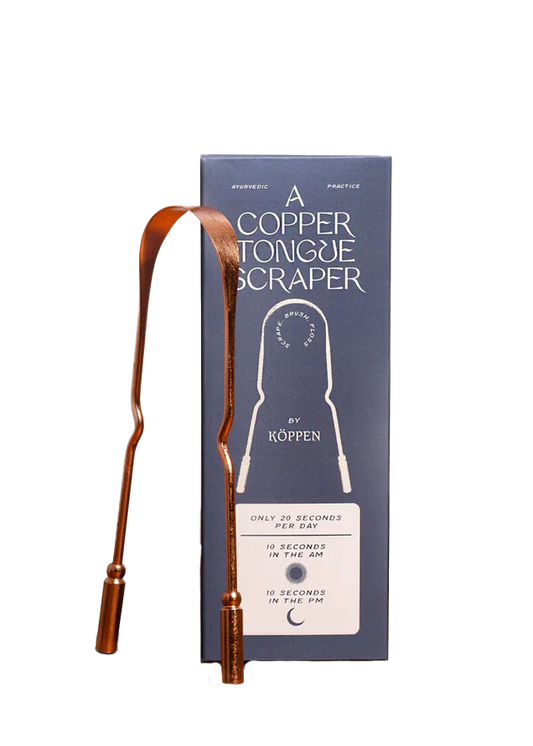 PURE COPPER TONGUE SCRAPER