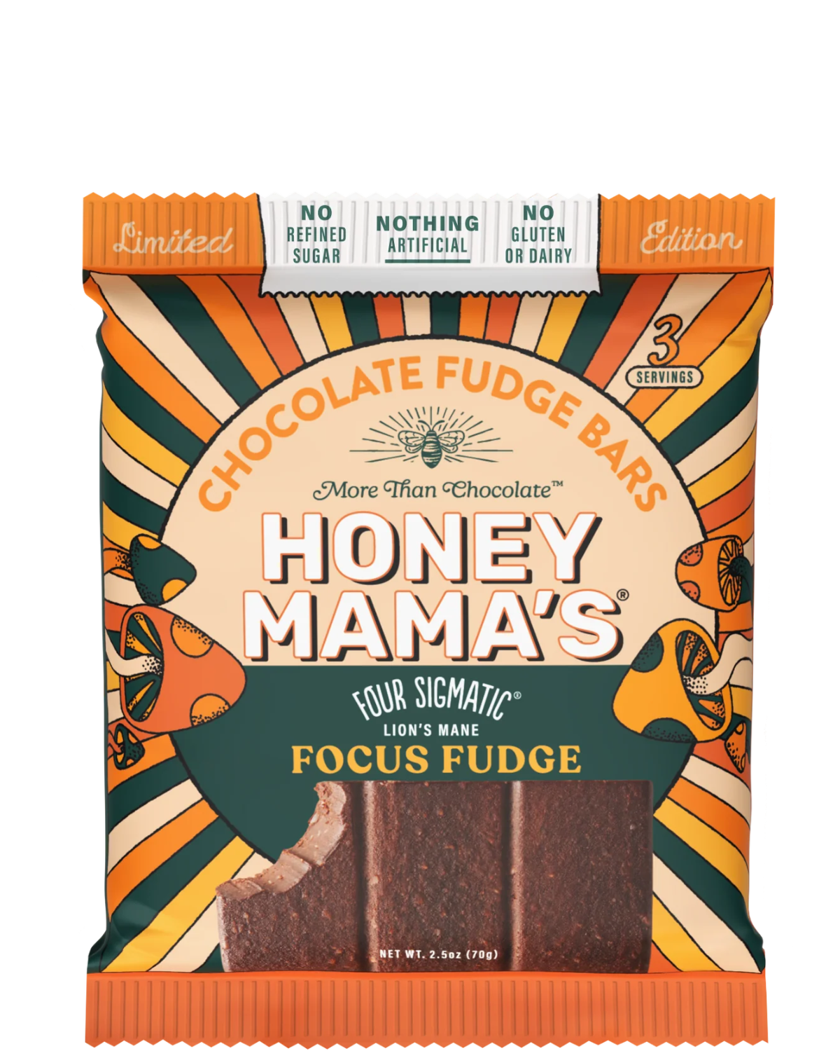 CHERRY HAZELNUT CHOCOLATE FUDGE BAR