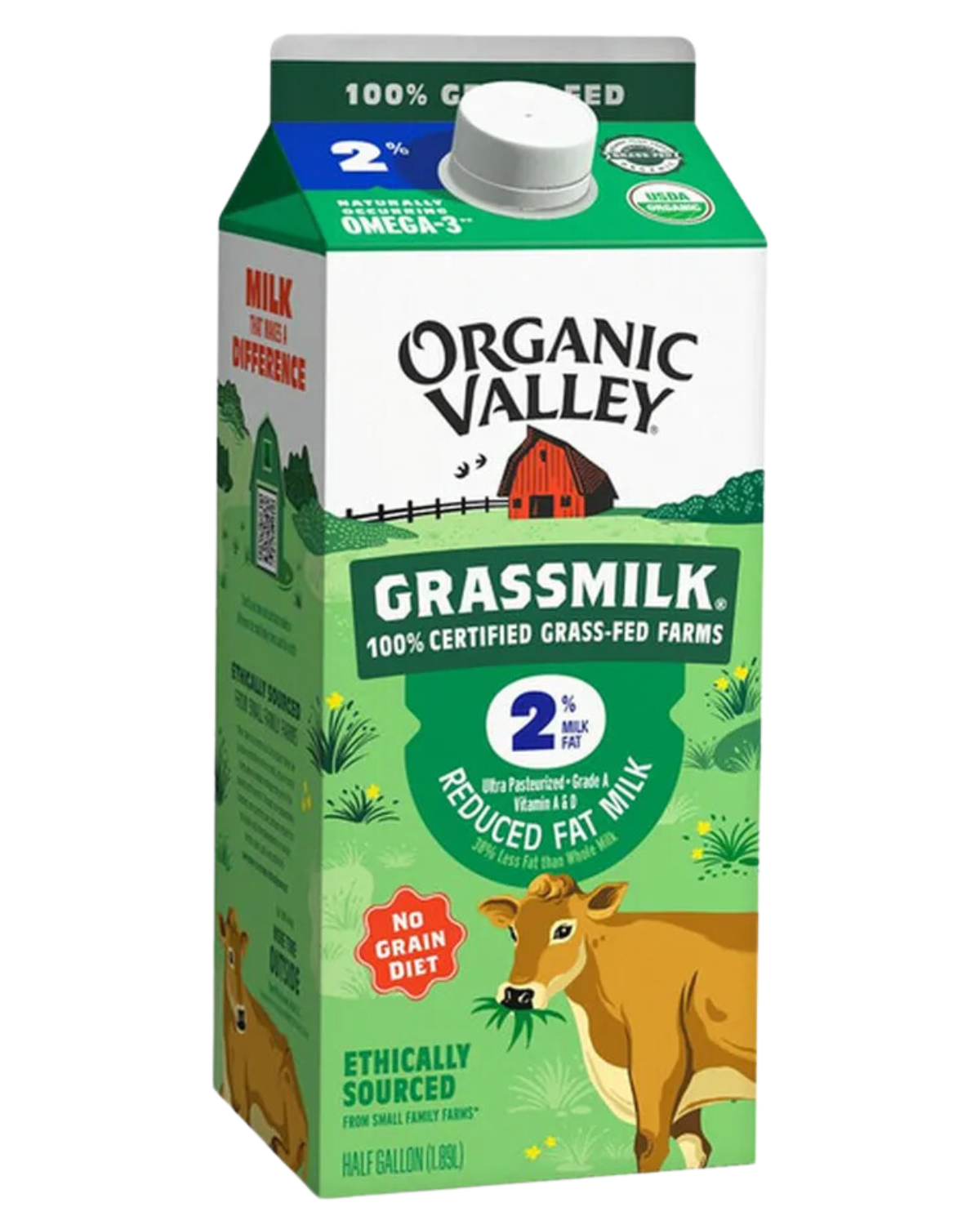 2% GRASS-FED MILK