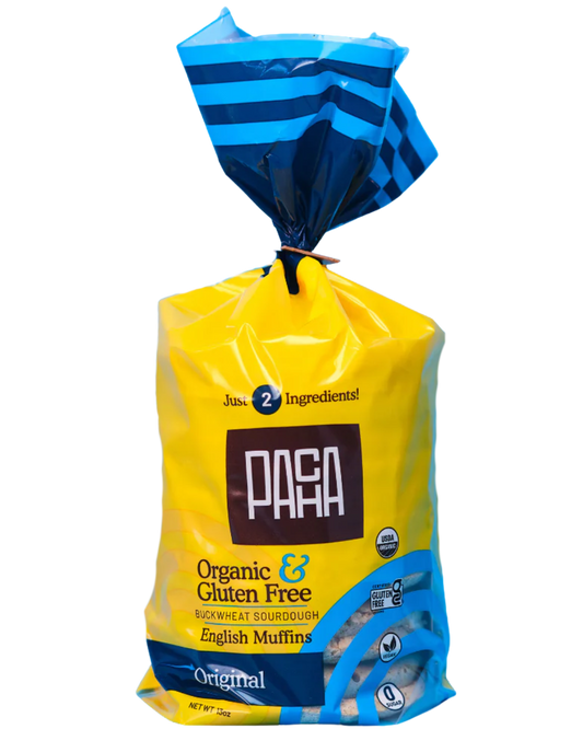 BUCKWHEAT SOURDOUGH GF ENGLISH MUFFINS