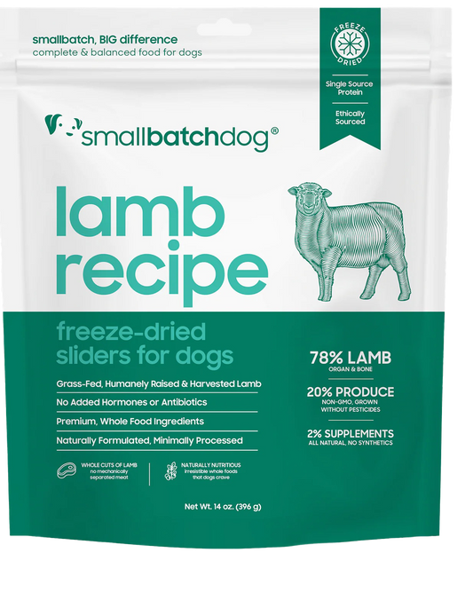 FREEZE DRIED LAMB SLIDERS FOR DOGS
